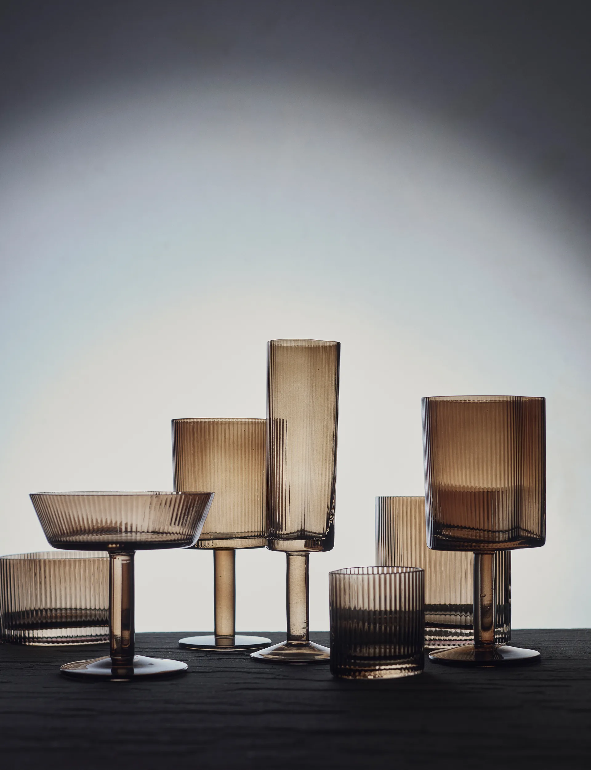 Vaso bajo Ripe 20 cl, Smoked brown MUUBS