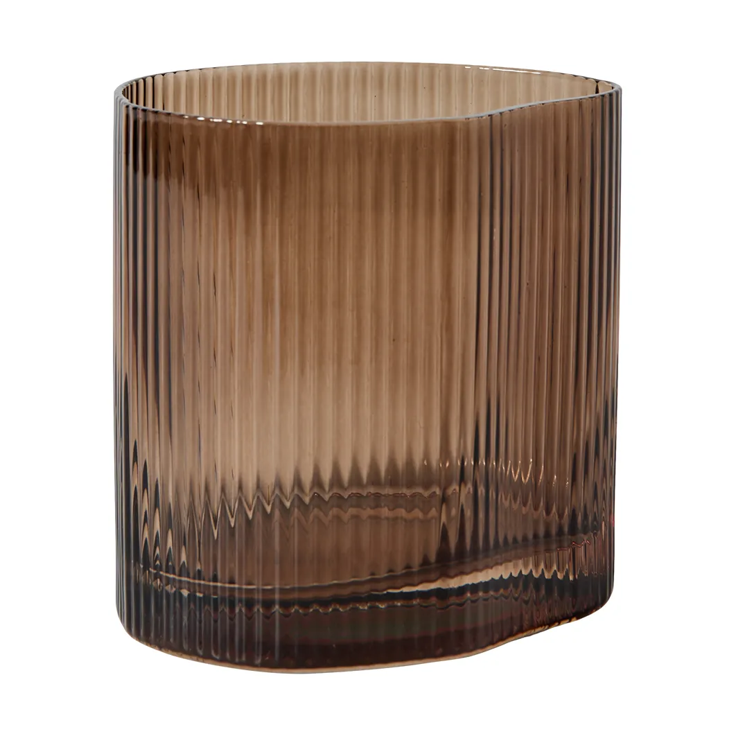 Vaso Ripe 39 cl, Smoked brown MUUBS