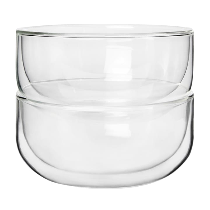 2  Boles de doble pared Olo - Transparente - Muurla