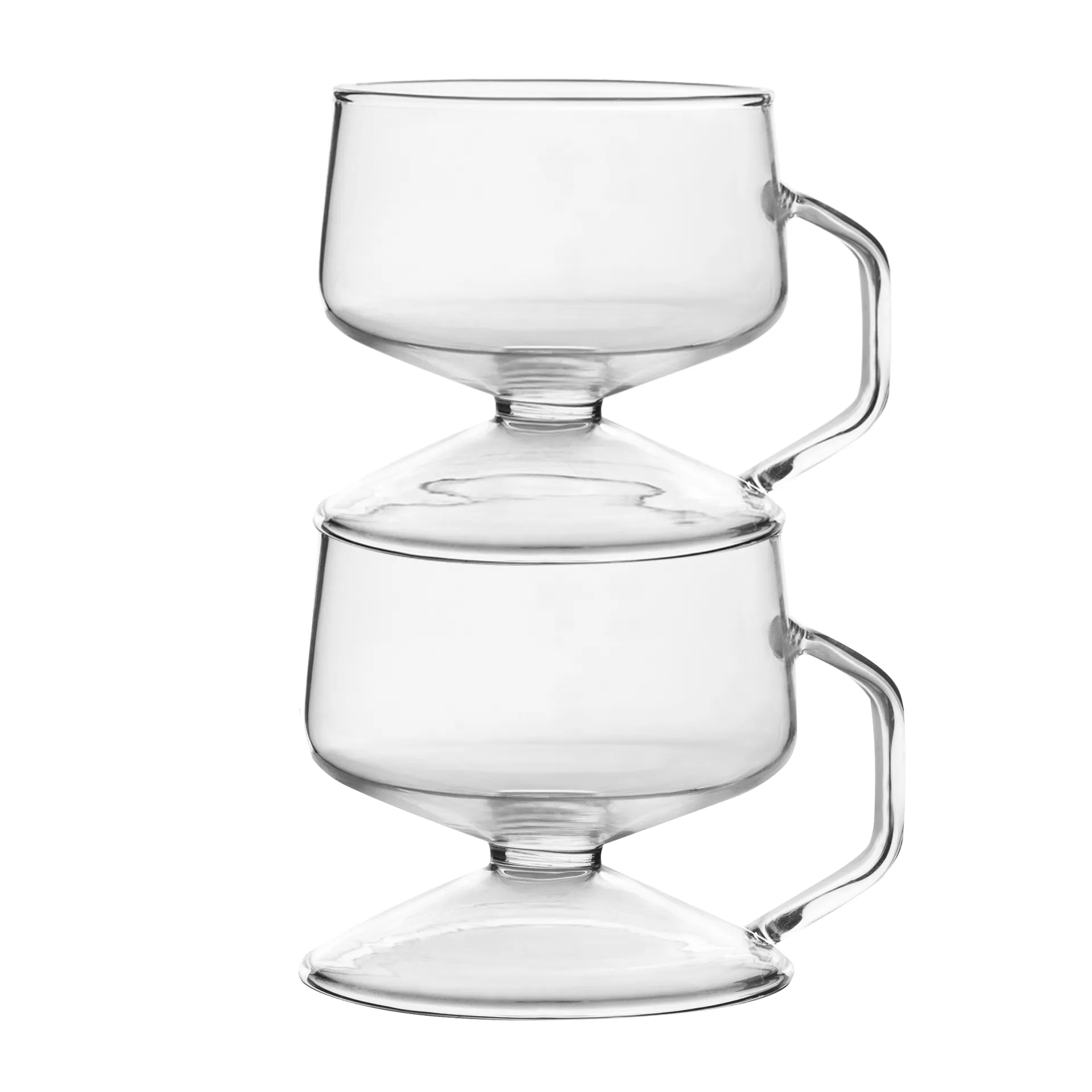 2 Vasos bebidas calientes Olo 30 cl, transparente Muurla