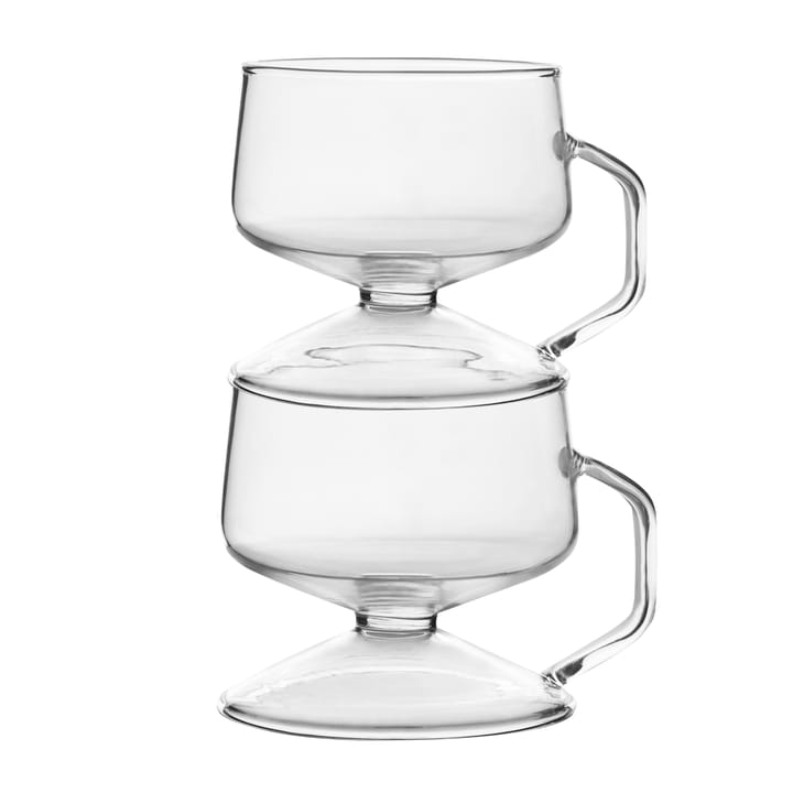 2 Vasos bebidas calientes Olo 30 cl, transparente Muurla