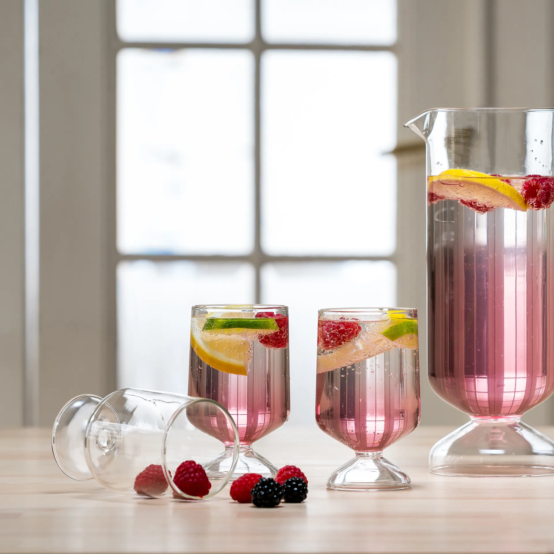 2 Vasos Olo 30 cl, transparente Muurla