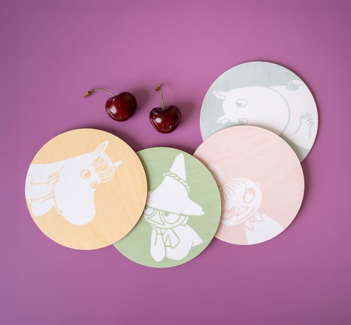 4 Posavasos Moomin Ø10 cm, Moomin characters Muurla