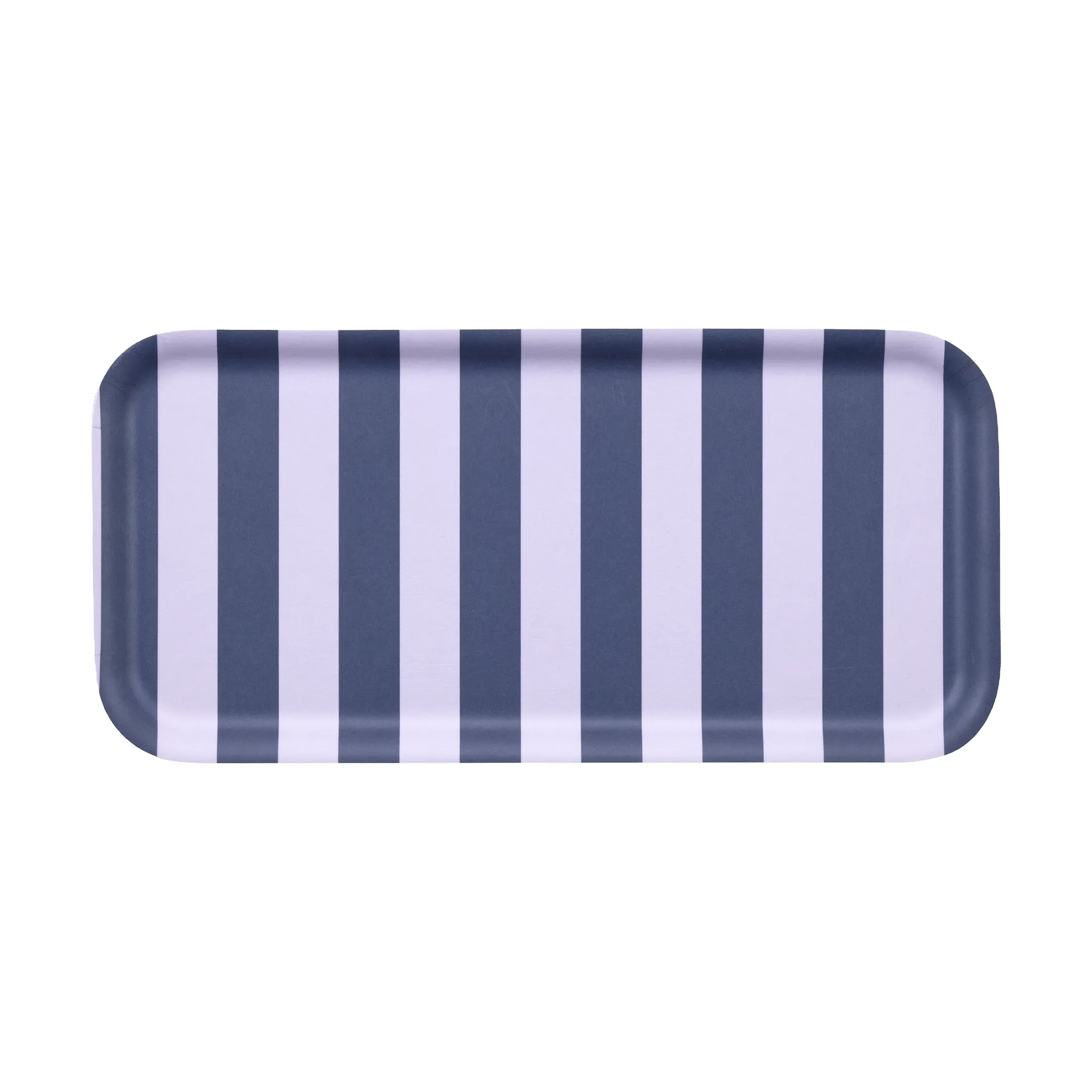 Bandeja Checks & Stripes 13x27 cm, Lilac-blue Muurla