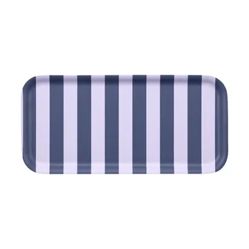 Bandeja Checks & Stripes 13x27 cm - Lilac-blue - Muurla