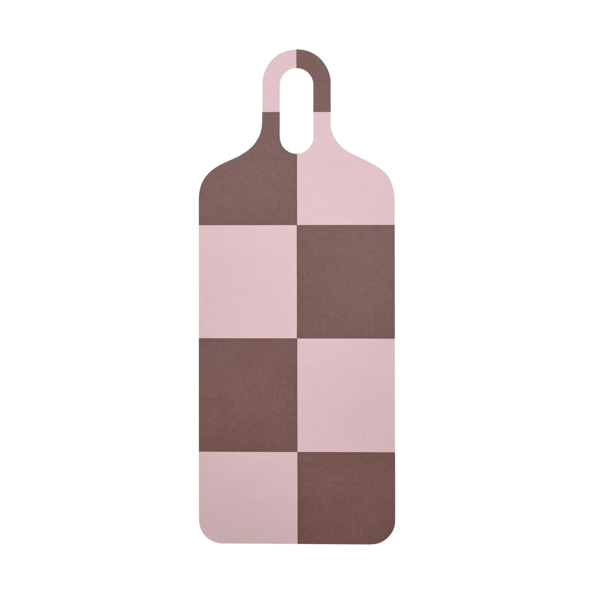Bandeja Checks & Stripes 13x33 cm, Brown-pink-green Muurla