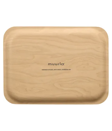 Bandeja Checks & Stripes 20x27 cm - Brown-pink - Muurla