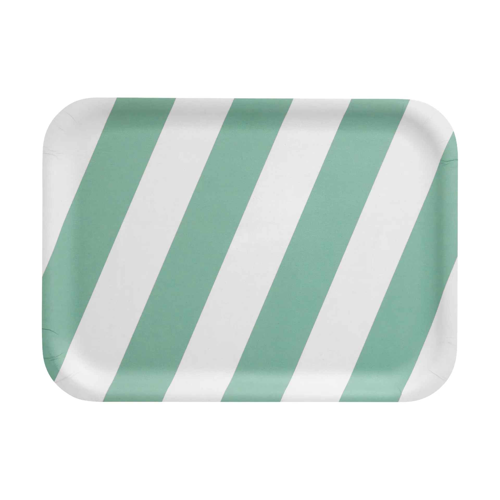 Bandeja Checks & Stripes 20x27 cm, Menta Muurla