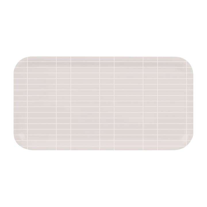 Bandeja Checks & Stripes 22x43 cm - Beige-blanco - Muurla