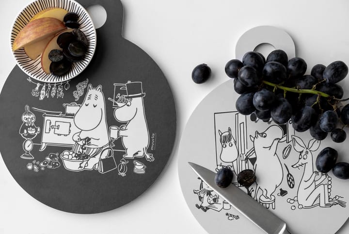 Bandeja Chop & Serve In the Kitchen Ø20 cm, negro Muurla