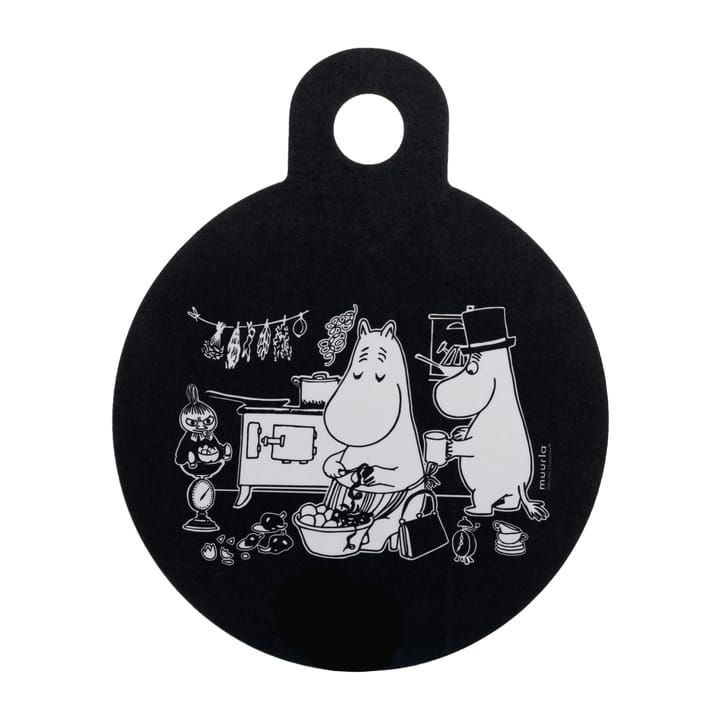 Bandeja Chop & Serve In the Kitchen Ø20 cm, negro Muurla