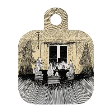 Bandeja Chop & Serve Shadows 25x32 cm - negro - Muurla