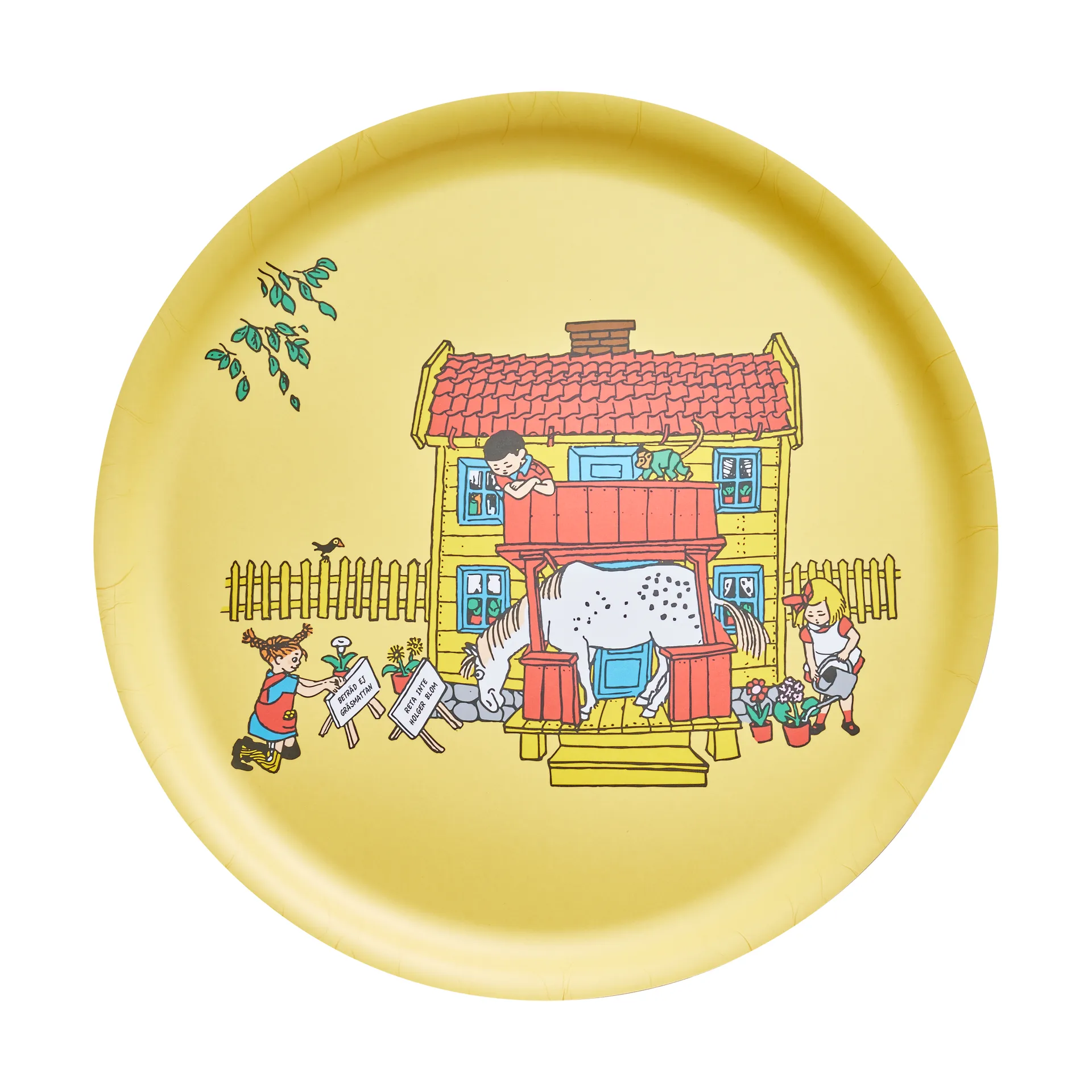 Bandeja de servir Pippi Ø35 cm, Villa Villekulla Muurla