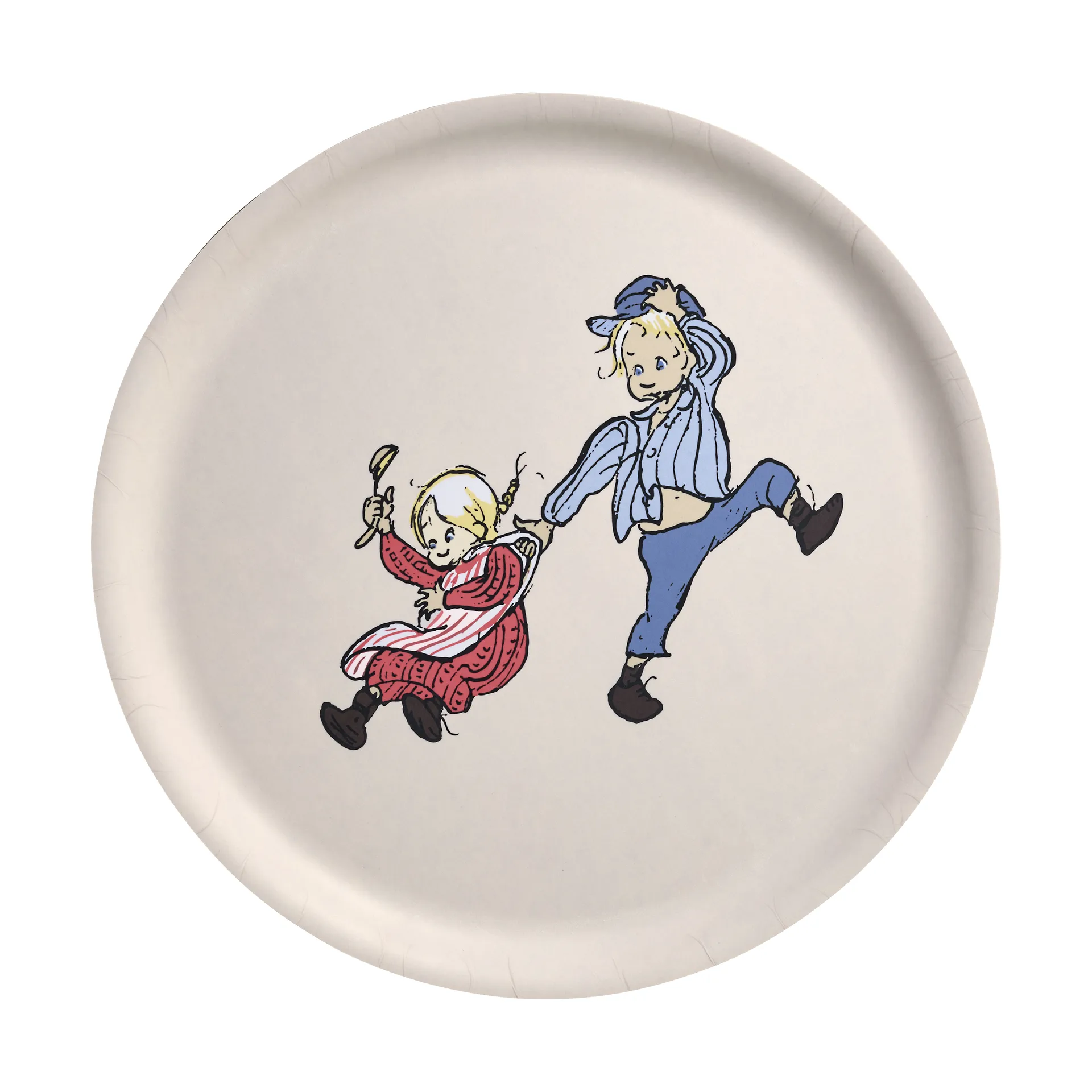 Bandeja Emil e Ida Ø35 cm, Blanco Muurla