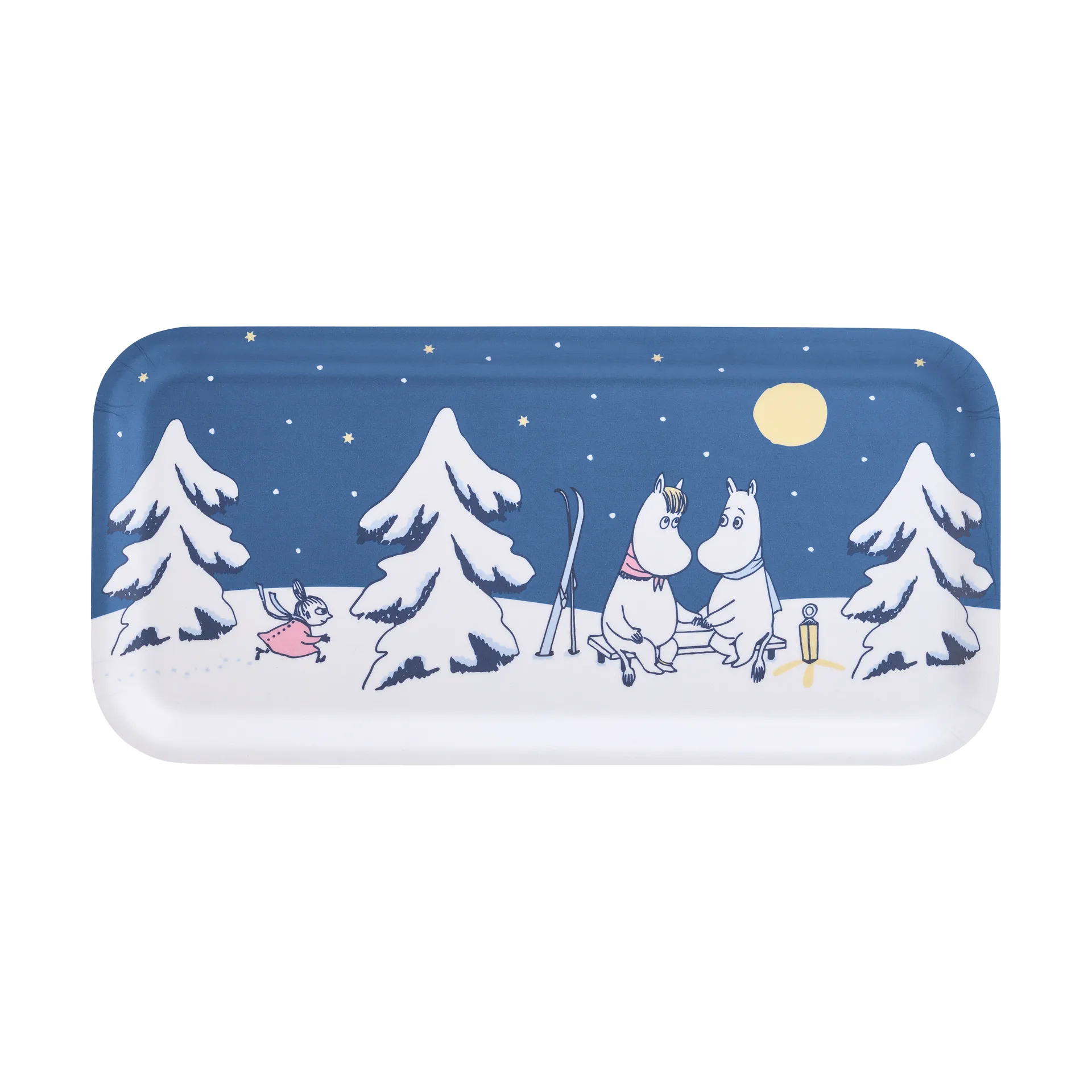 Bandeja Moomin 13x27 cm, Noche estrellada Muurla