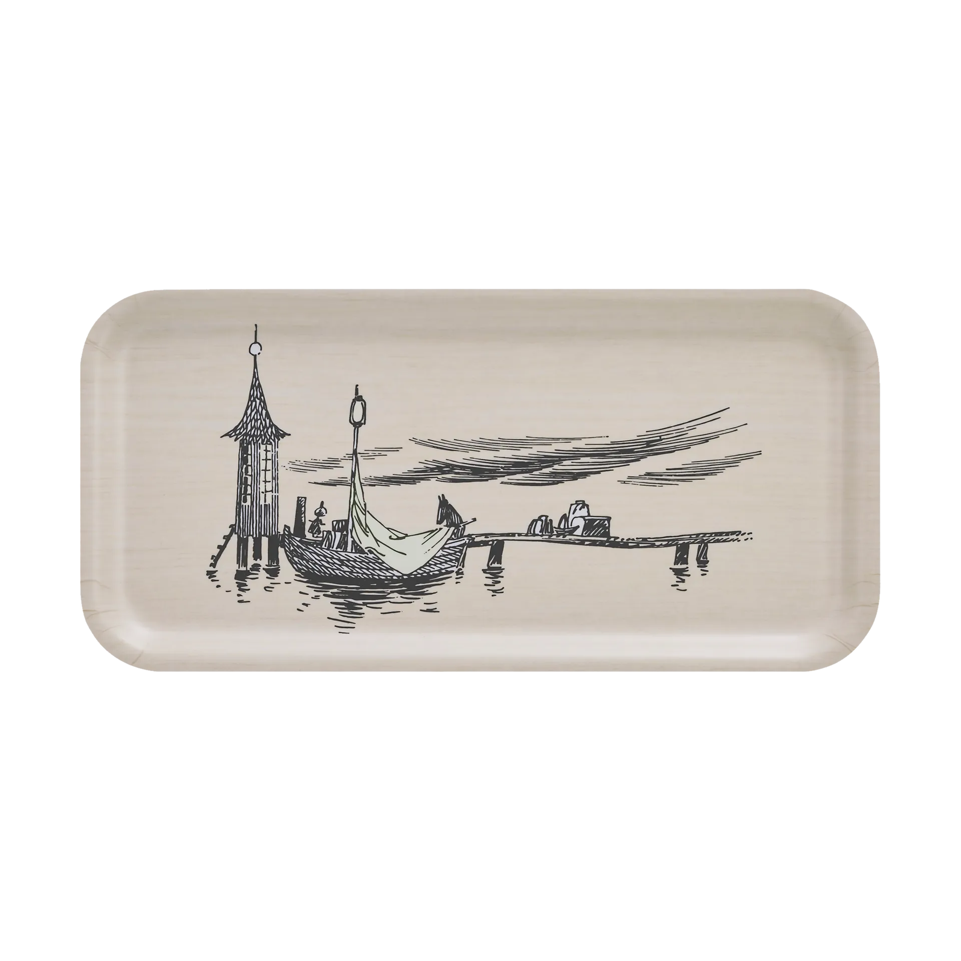 Bandeja Moomin 13x27 cm, The pier Muurla