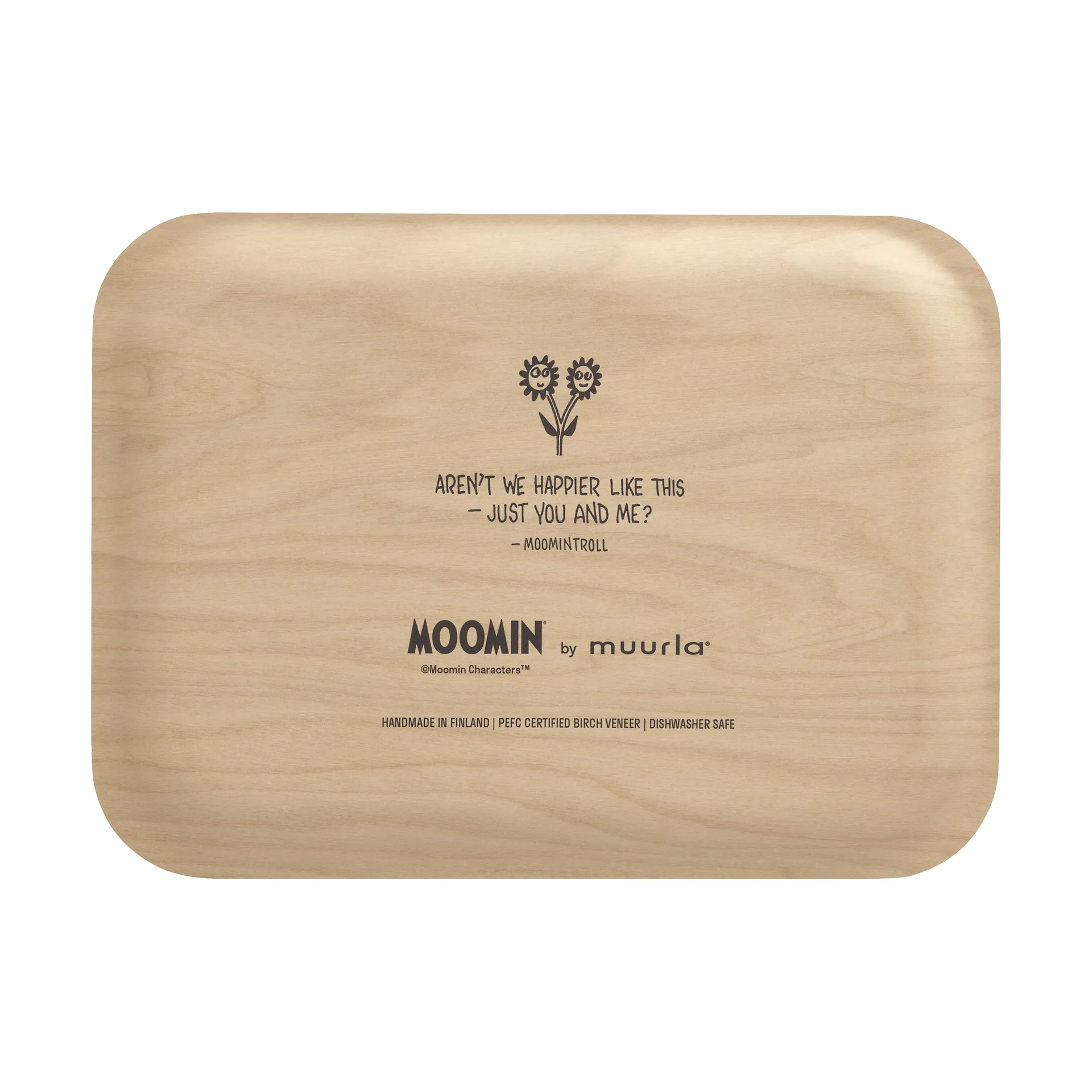 Bandeja Moomin 20x27 cm, Flowers Muurla