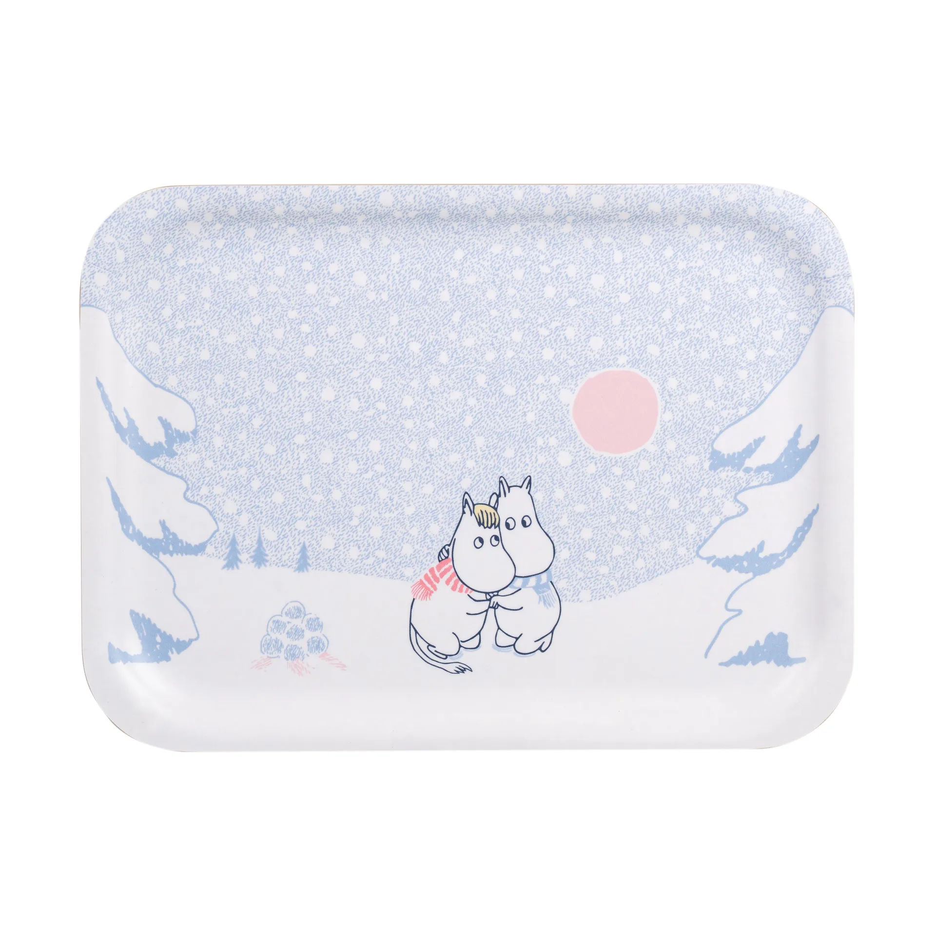 Bandeja Moomin 20x27 cm, Let it snow Muurla