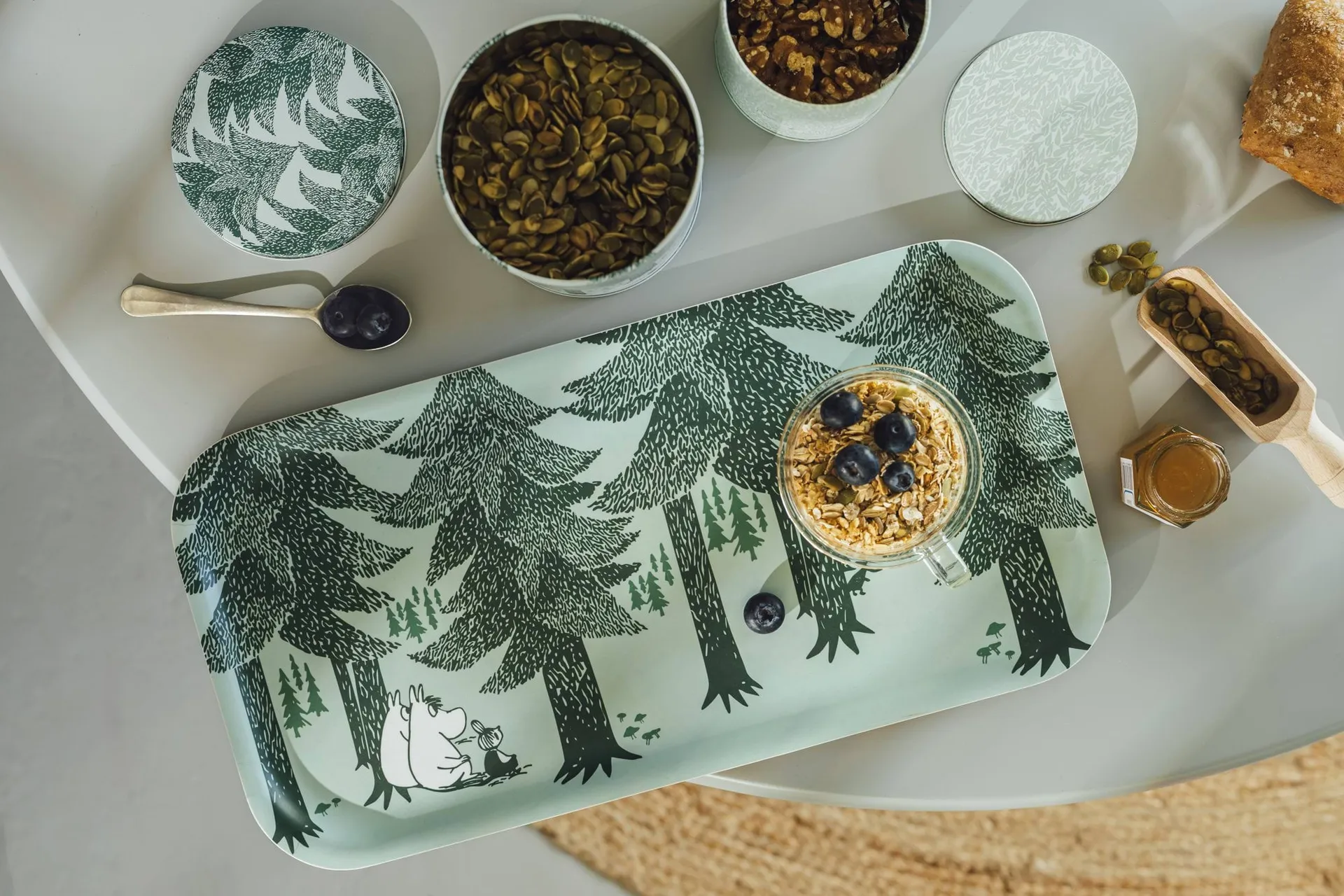Bandeja Moomin 22x43 cm, Forest Muurla