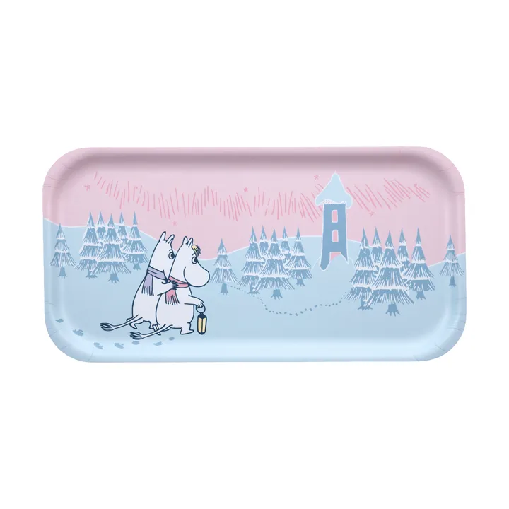 Bandeja Moomin 22x43 cm - Frosty Day - Muurla