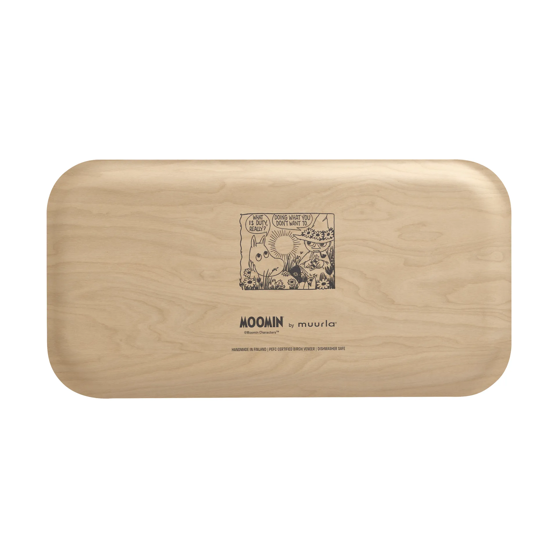 Bandeja Moomin 22x43 cm, In the garden Muurla