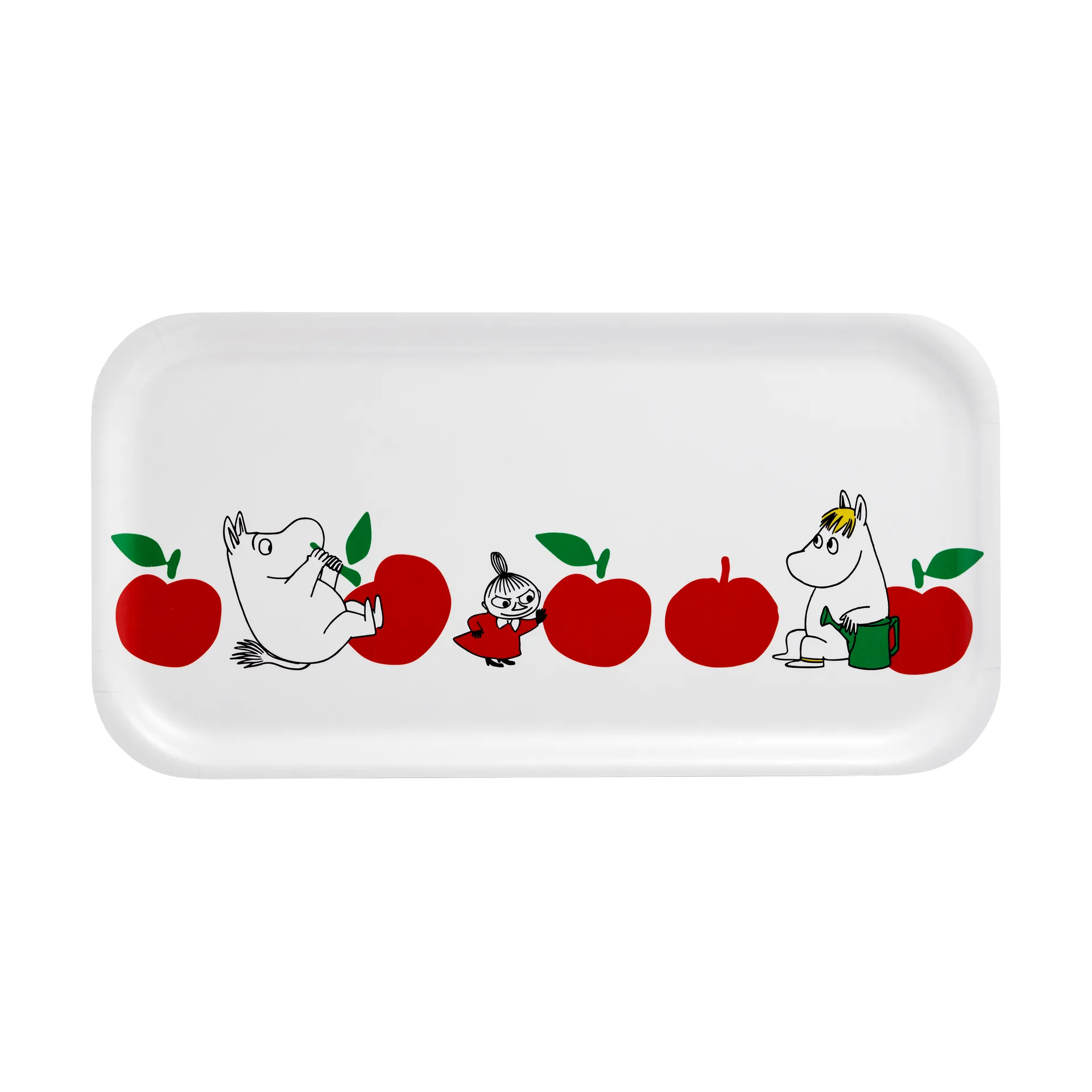 Bandeja Moomin 22x43 cm, Manzanas Alegres Muurla