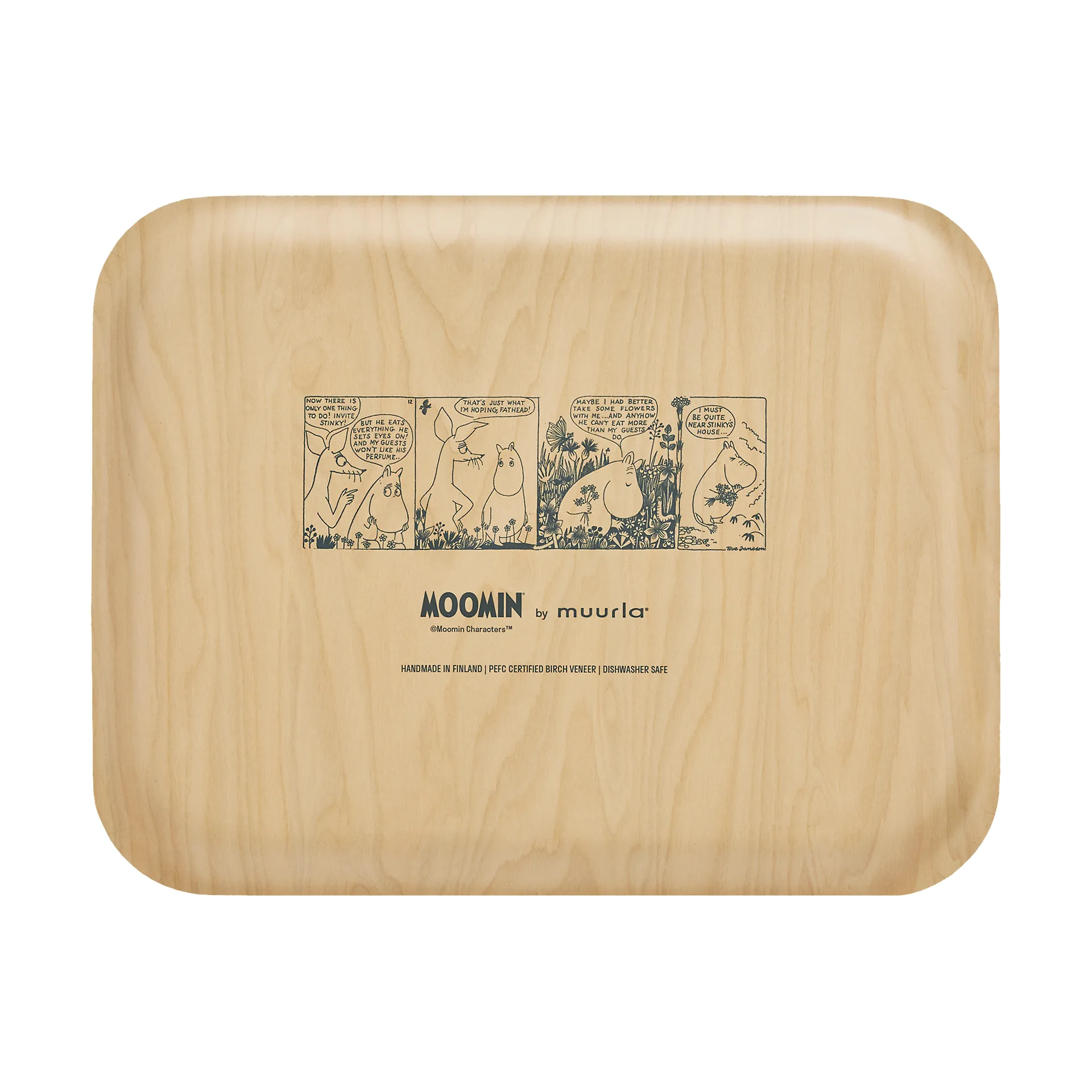 Bandeja Moomin 28x36 cm, Flower field Muurla