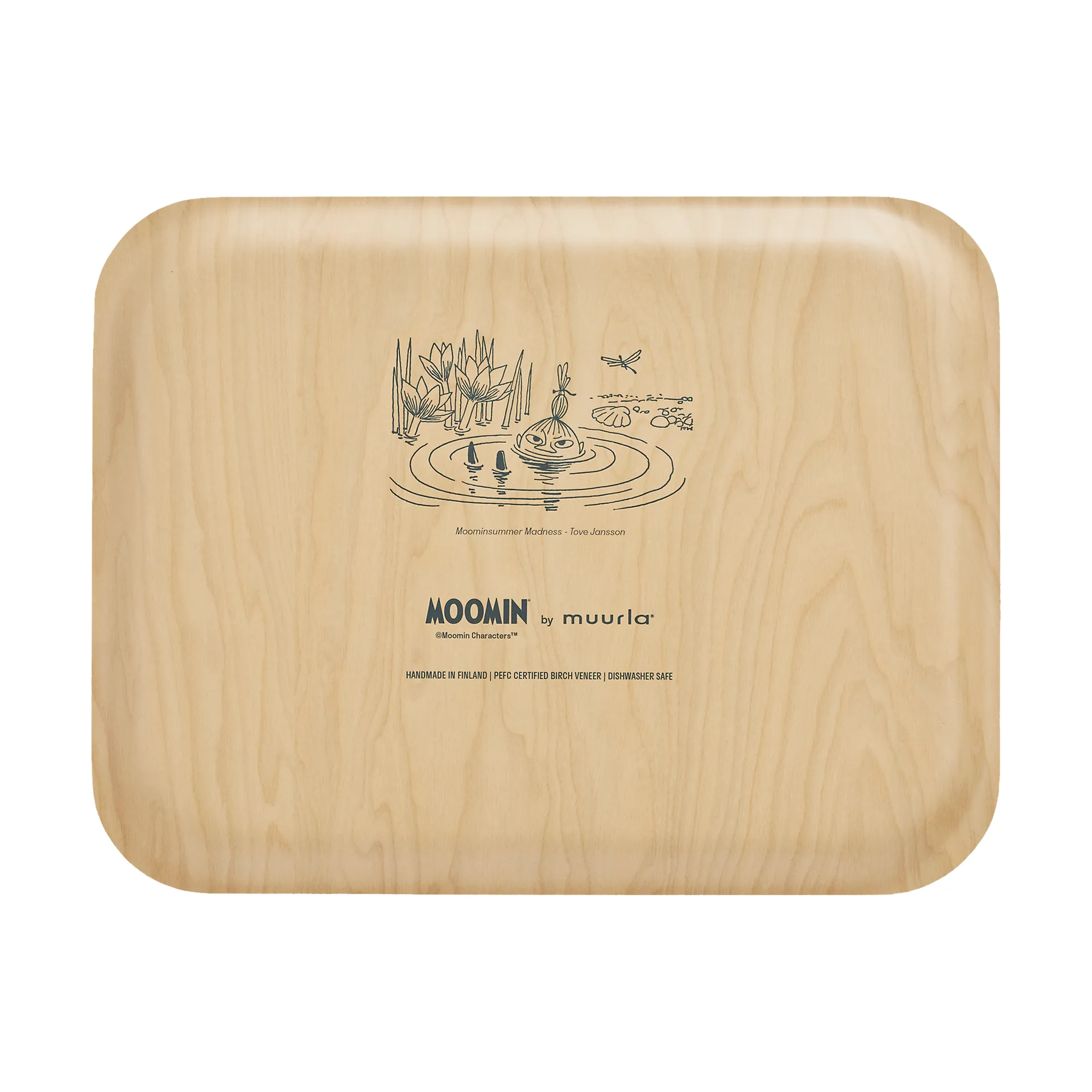 Bandeja Moomin 28x36 cm, The pond Muurla