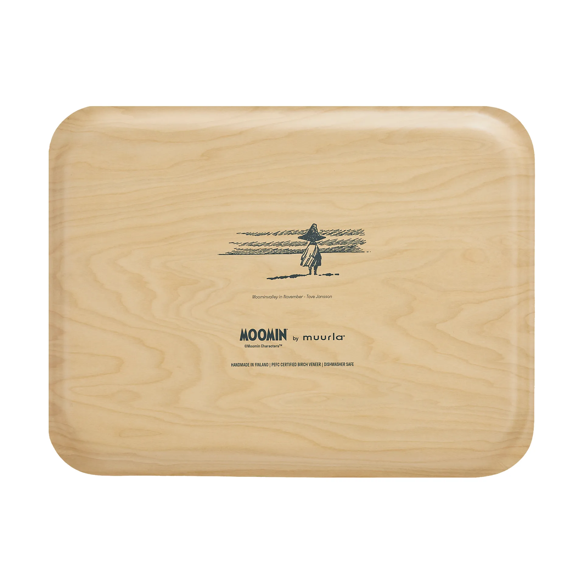 Bandeja Moomin 32x42 cm, Finnish Moominvalley map Muurla