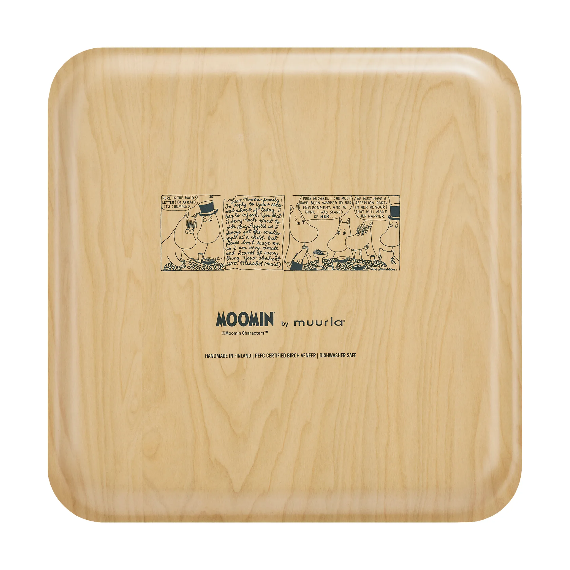 Bandeja Moomin 33x33 cm, Coffee time Muurla