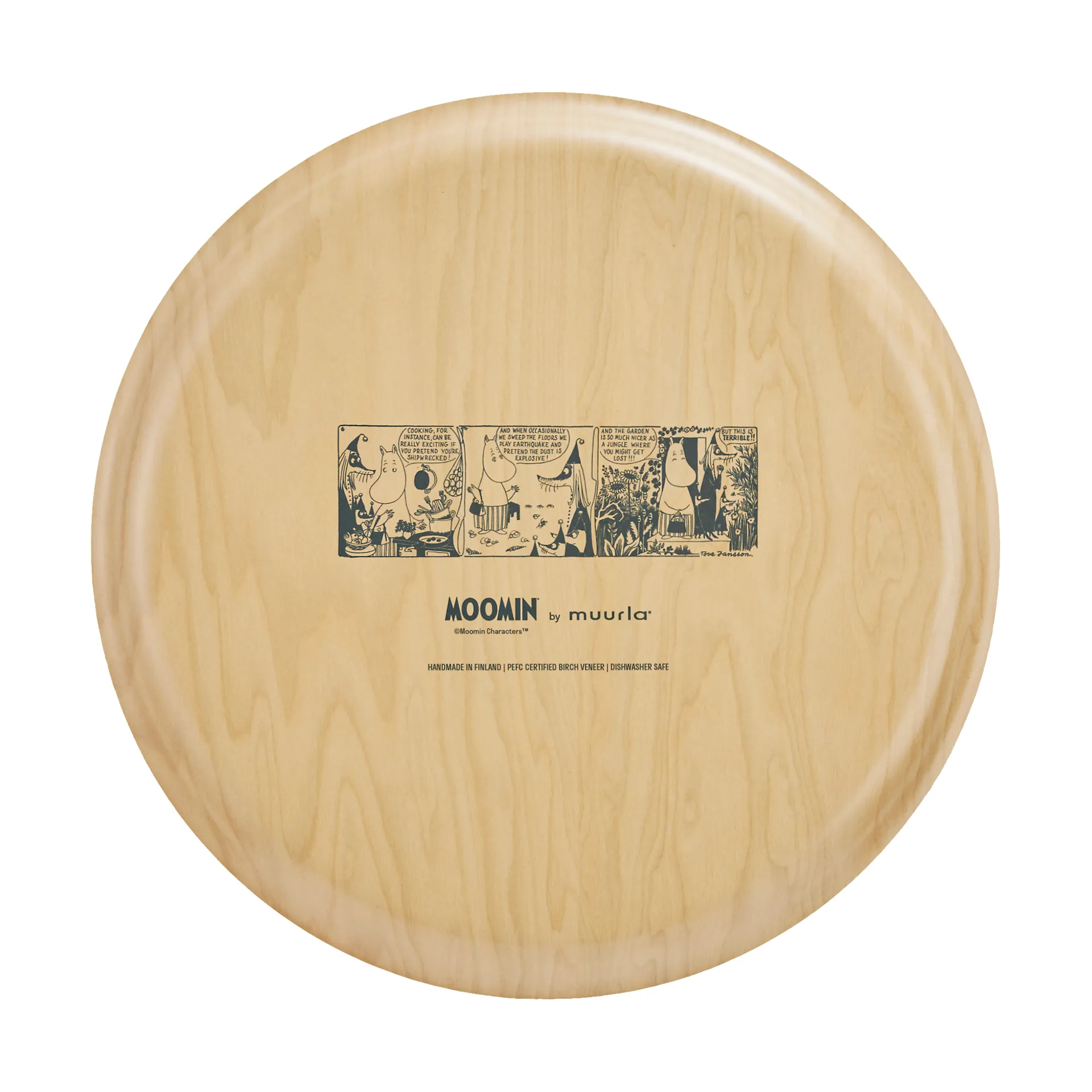Bandeja Moomin Ø40 cm, Wild garden Muurla