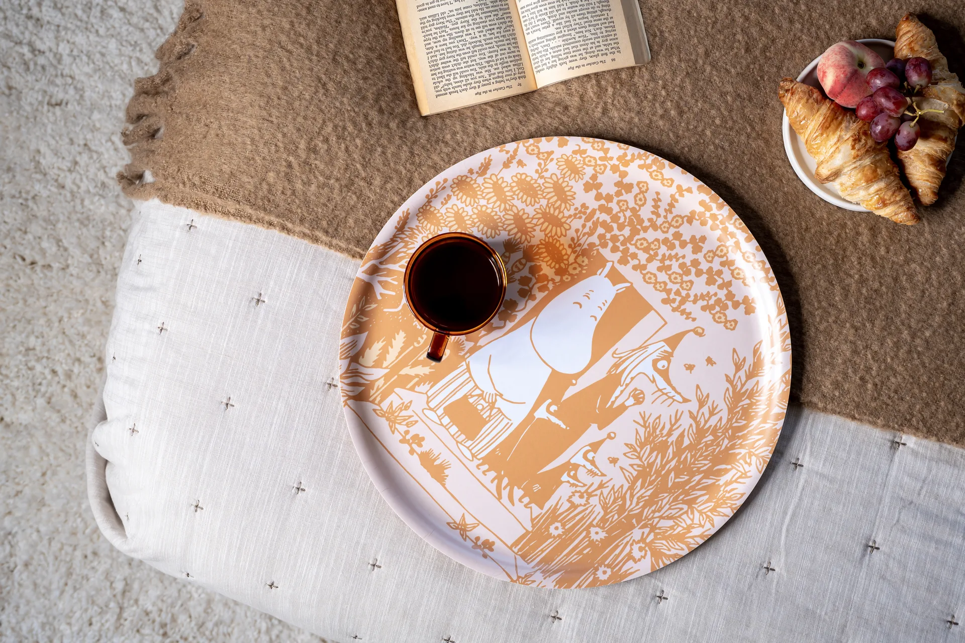 Bandeja Moomin Ø40 cm, Wild garden Muurla