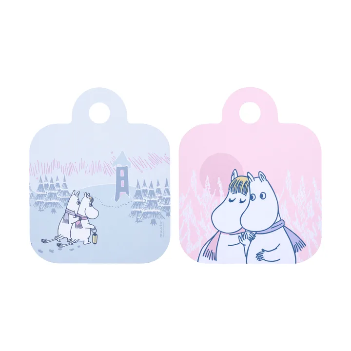 Bandeja Mumin Chop & Serve Frosty Day - 20x25 cm - Muurla