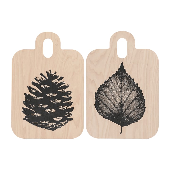 Bandeja Nordic Chop & Serve 21x31 cm - The Pine Cone-The Birch Leaf - Muurla