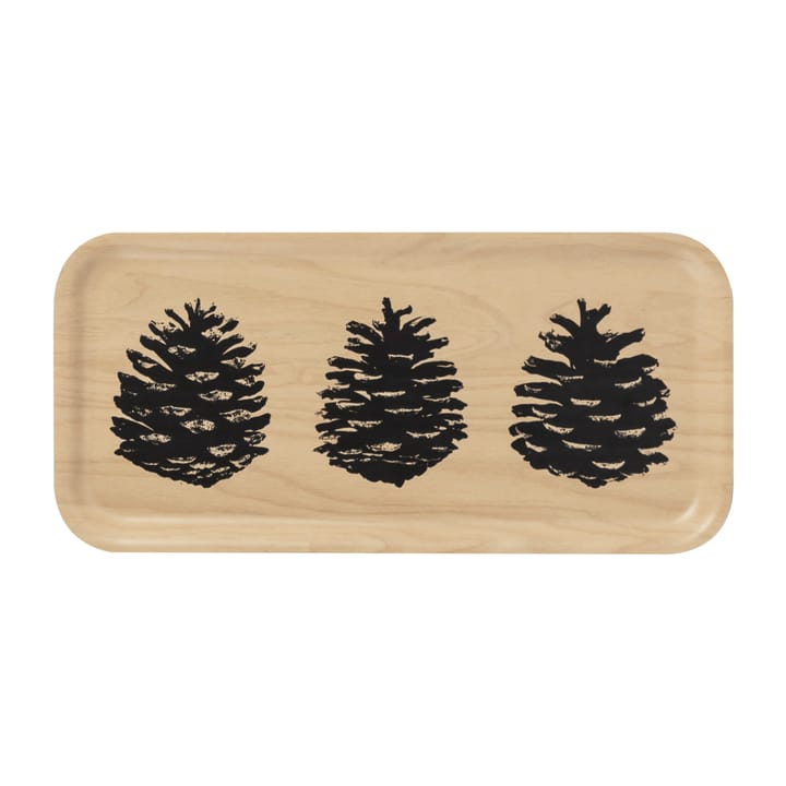 Bandeja Nordic The Pine Cone 13x27 cm - Natur-negro - Muurla