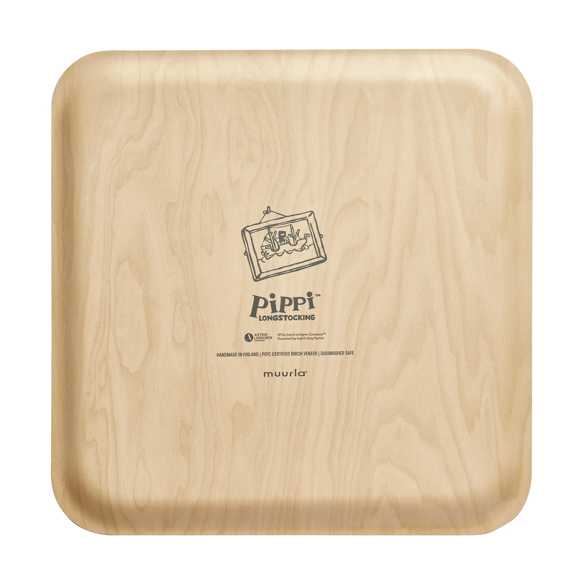 Bandeja Pippi 33x33 cm, Tortitas Muurla