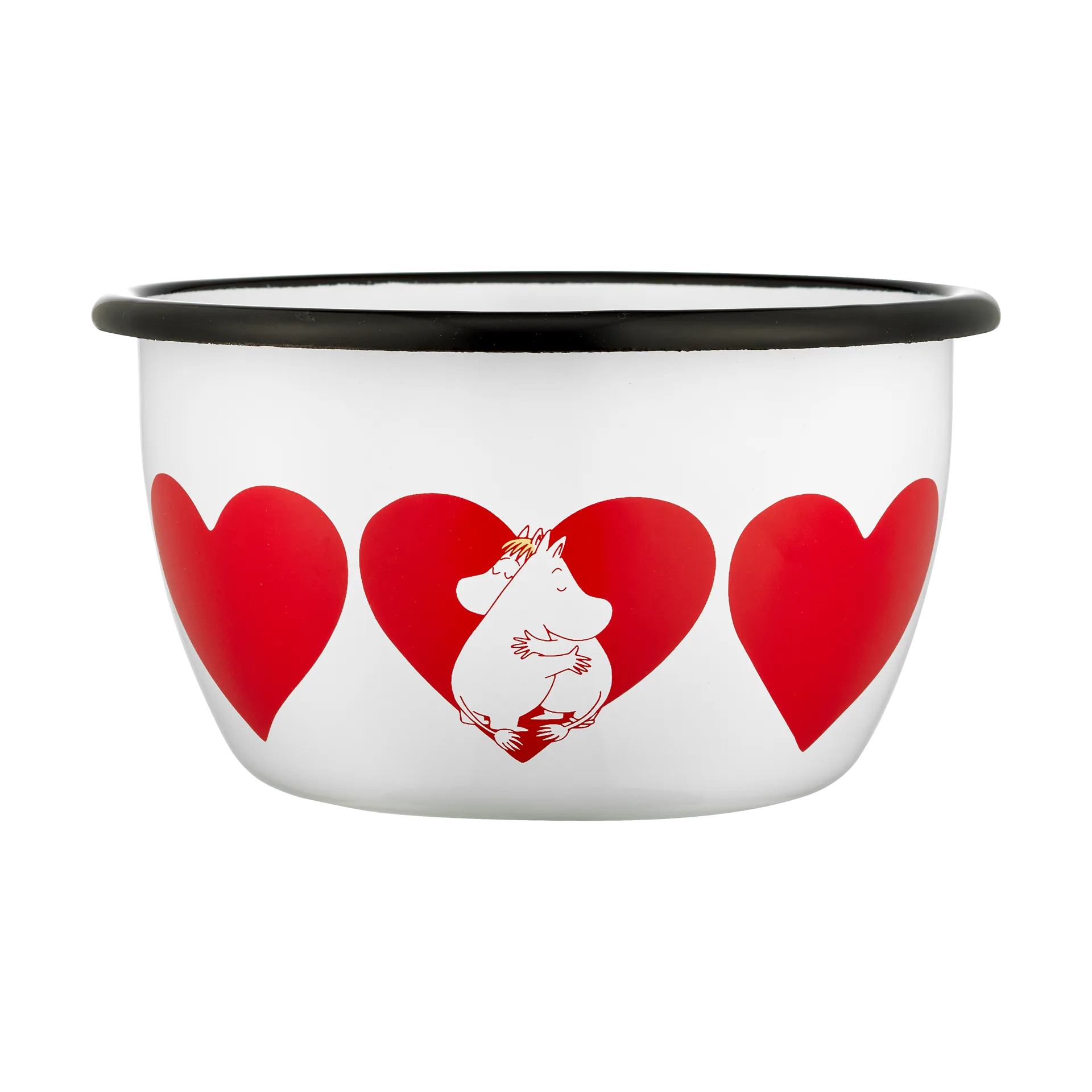 Bol esmaltado Moomin 60 cl, Corazón Muurla