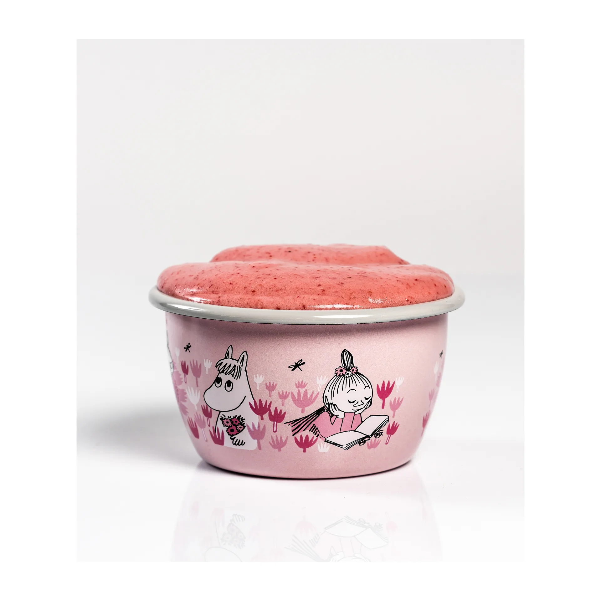 Bol esmaltado Moomin Girls 30 cl, Rosa Muurla