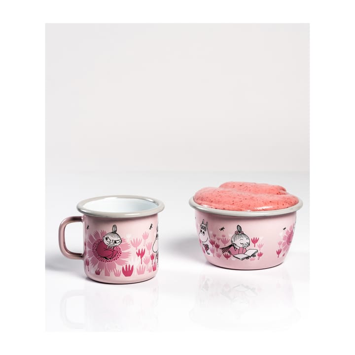 Bol esmaltado Moomin Girls 30 cl, Rosa Muurla