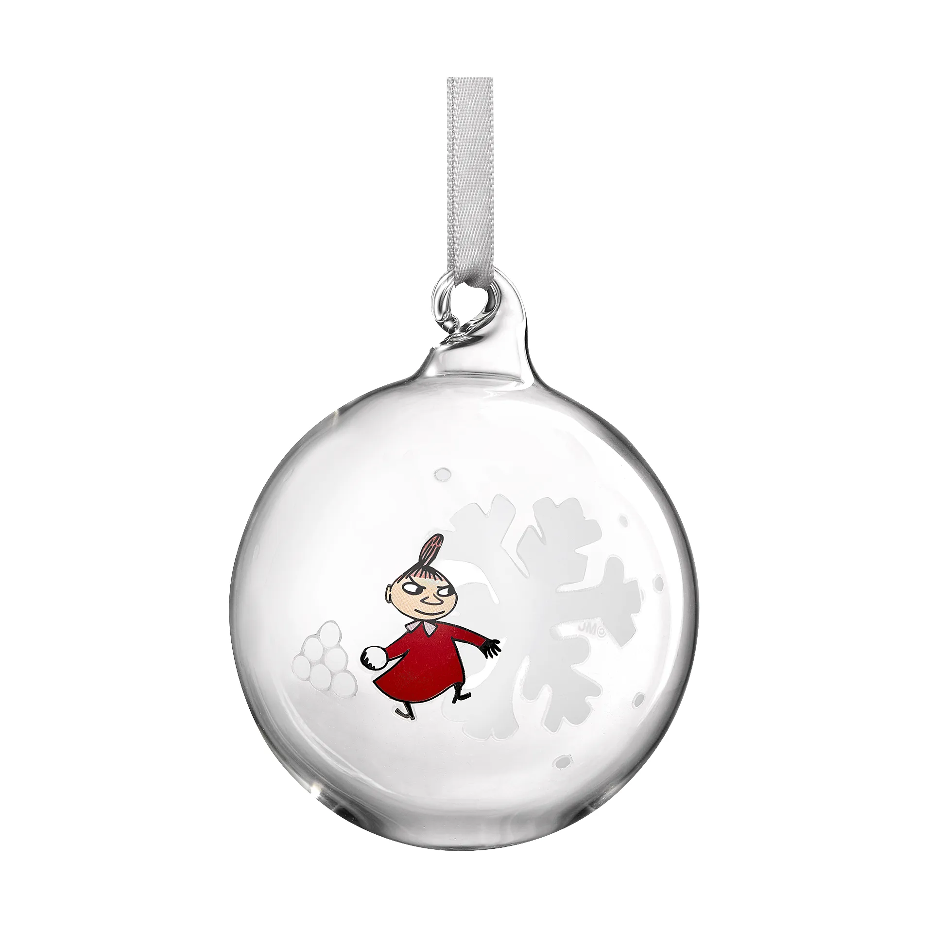 Bola de navidad Moomin Ø7 cm, Copo de nieve Muurla