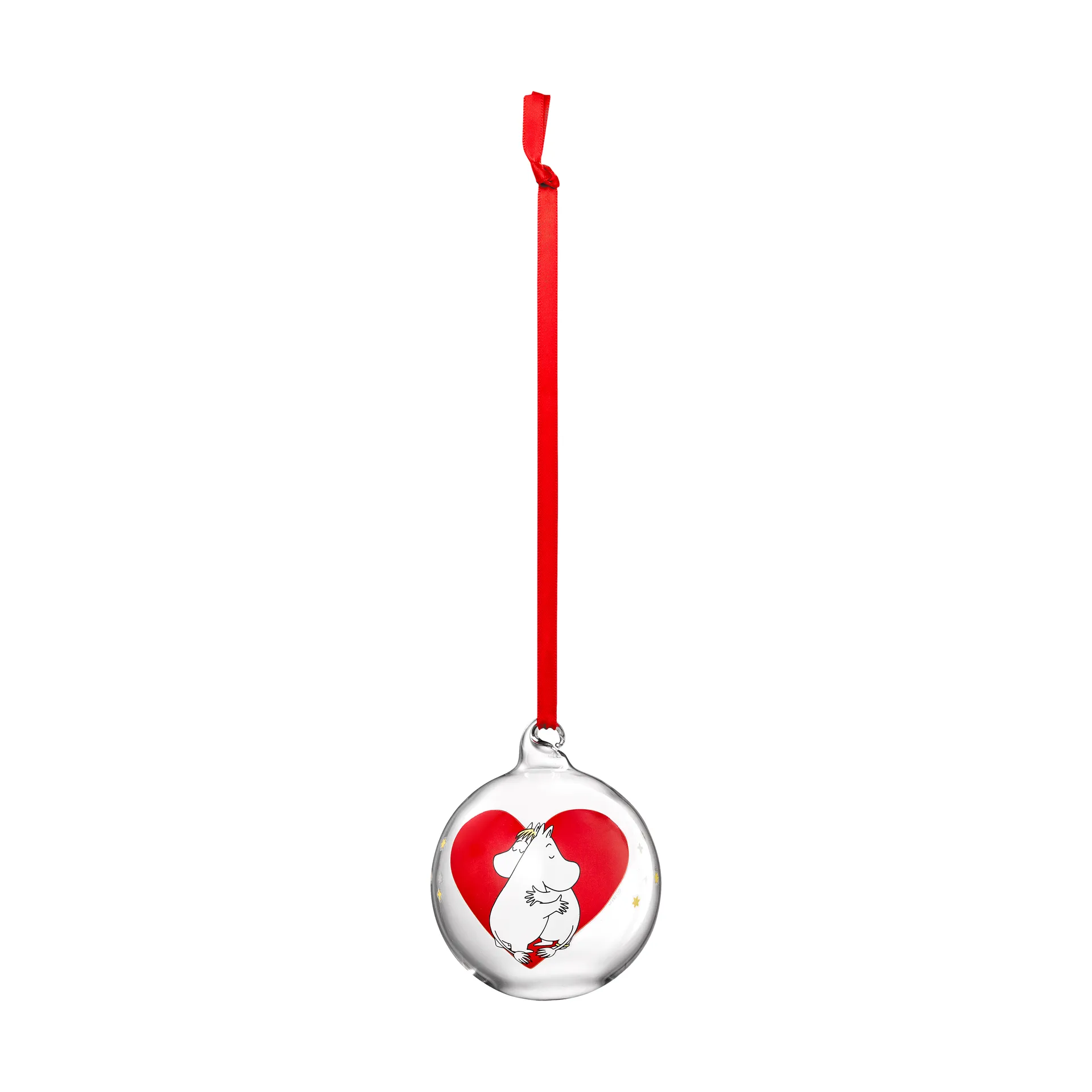 Bola de navidad Moomin Ø7 cm, Corazón Muurla