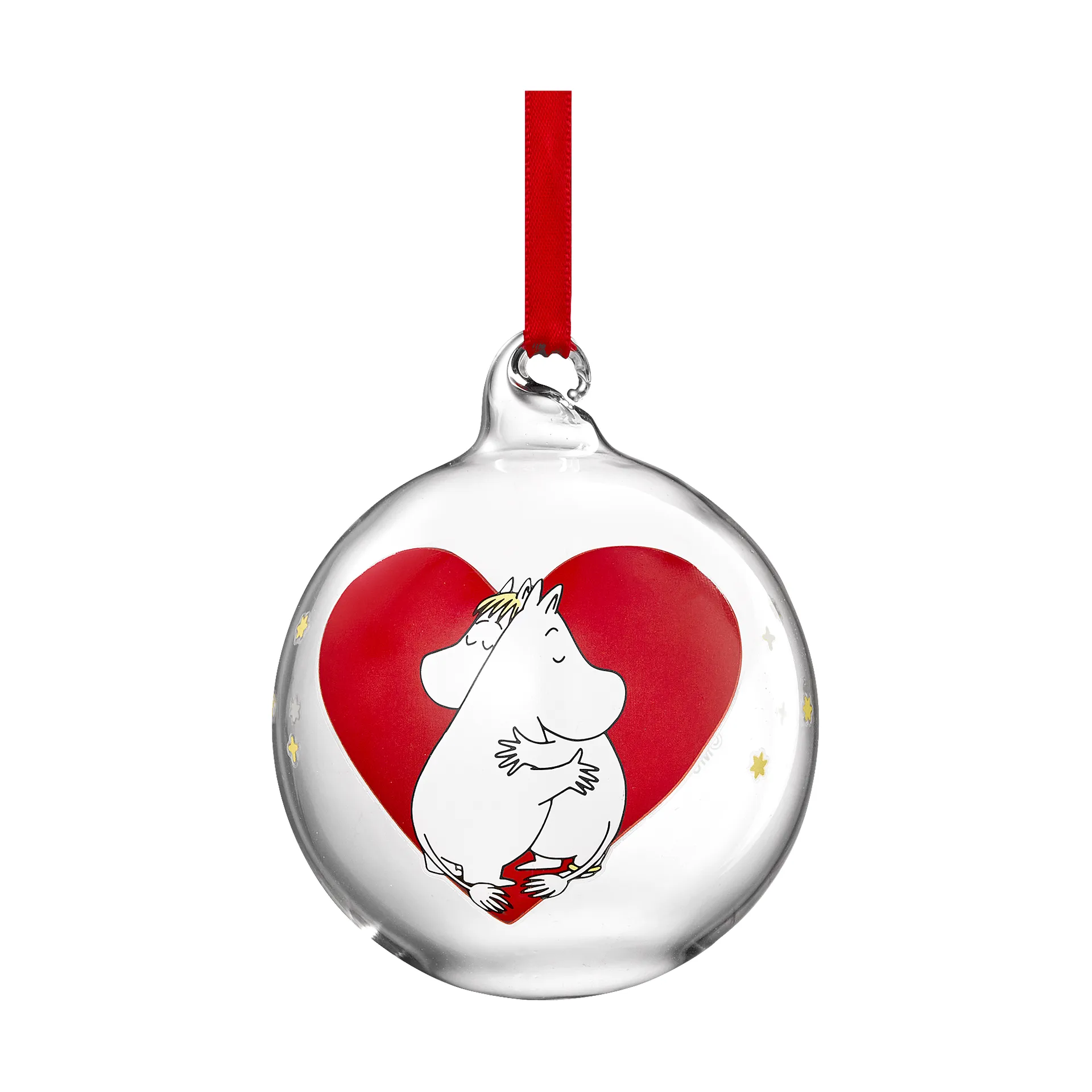 Bola de navidad Moomin Ø7 cm, Corazón Muurla