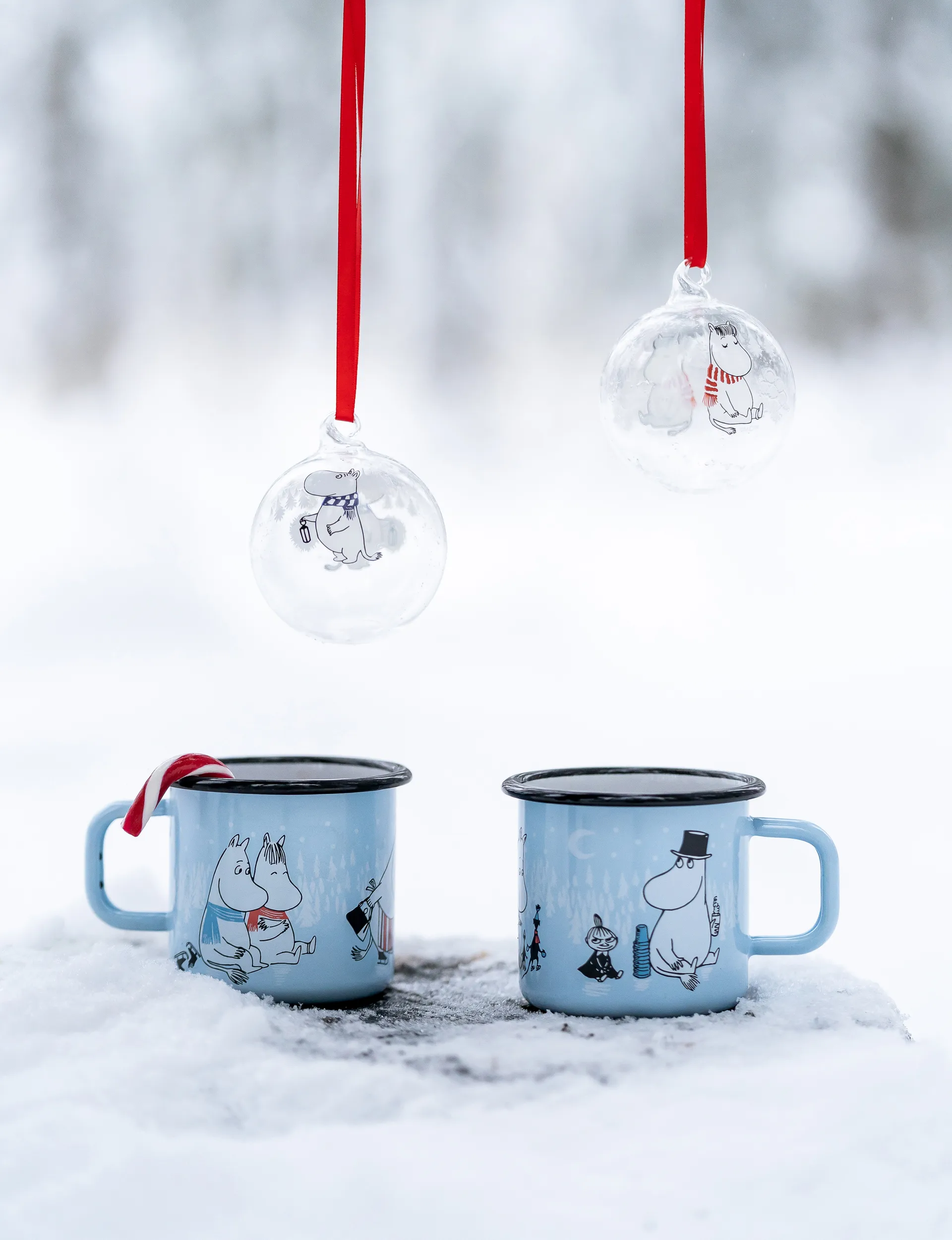 Bola de navidad Moomin Ø7 cm, Moomin Muurla