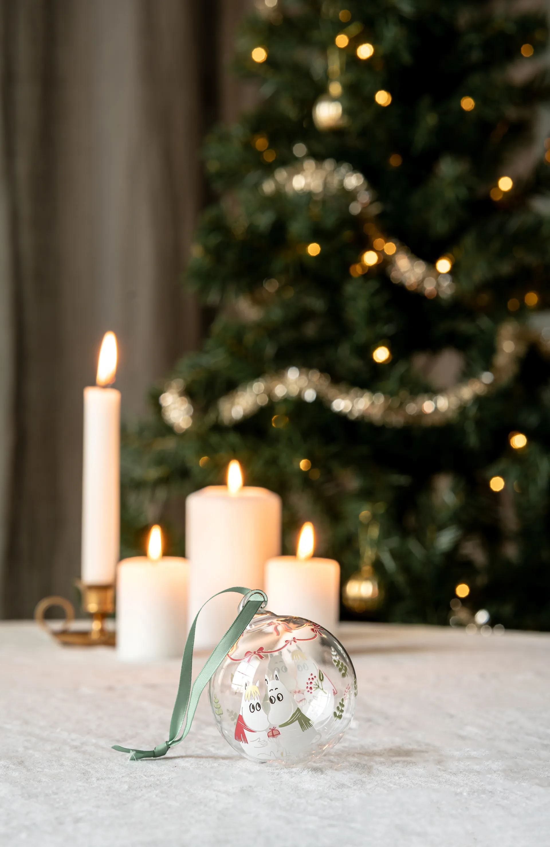 Bola de navidad Moomin Ø7 cm, My darling Muurla