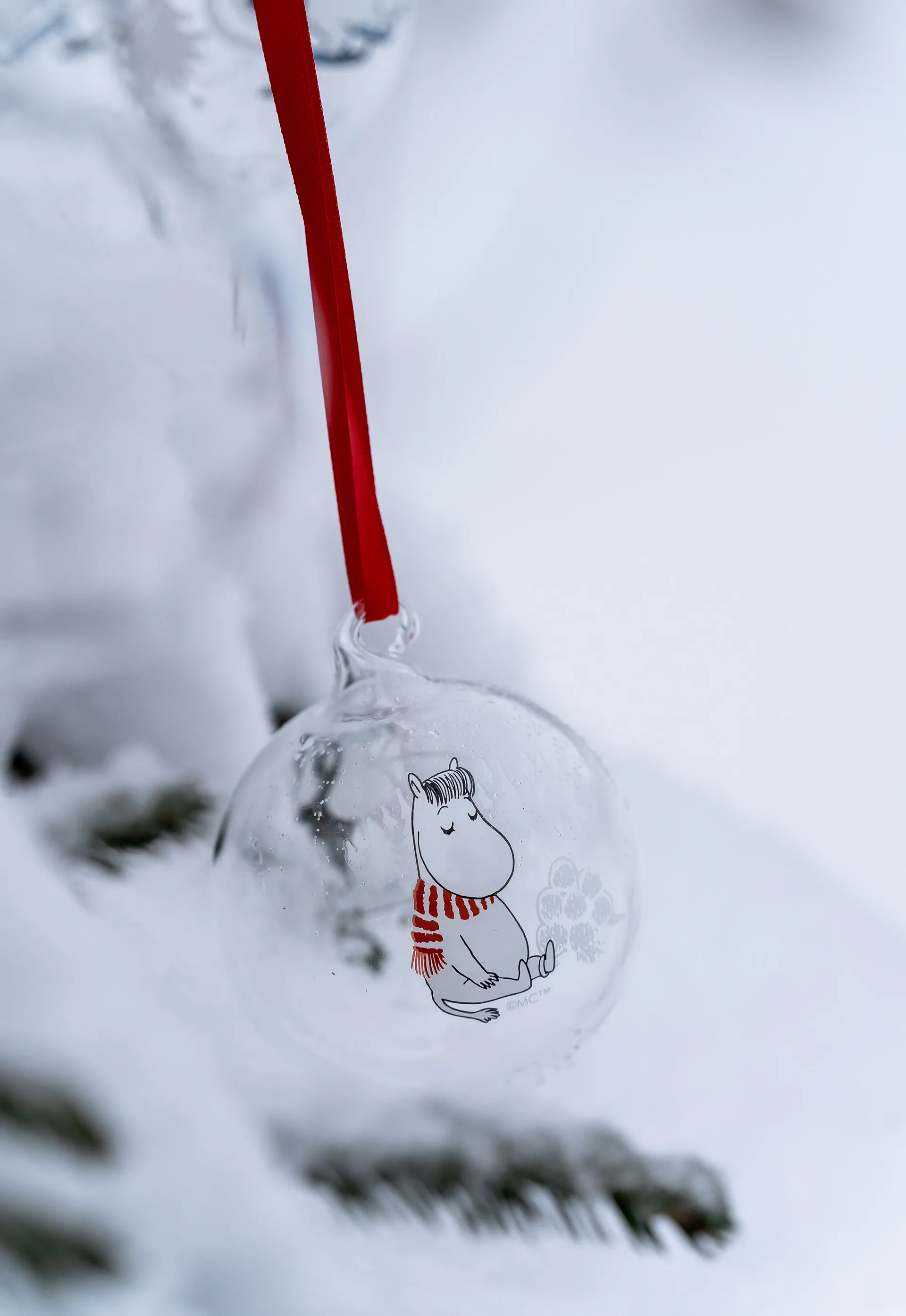 Bola de navidad Moomin Ø7 cm, Snorkmaiden Muurla