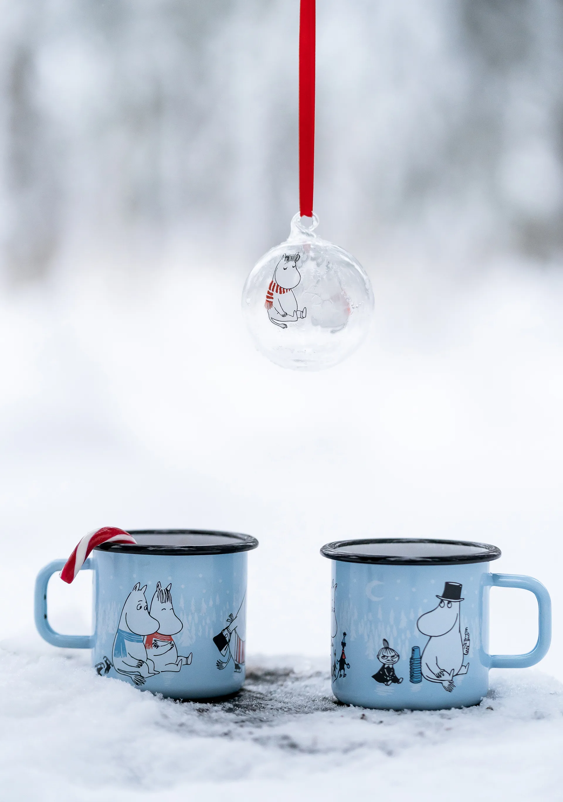 Bola de navidad Moomin Ø7 cm, Snorkmaiden Muurla
