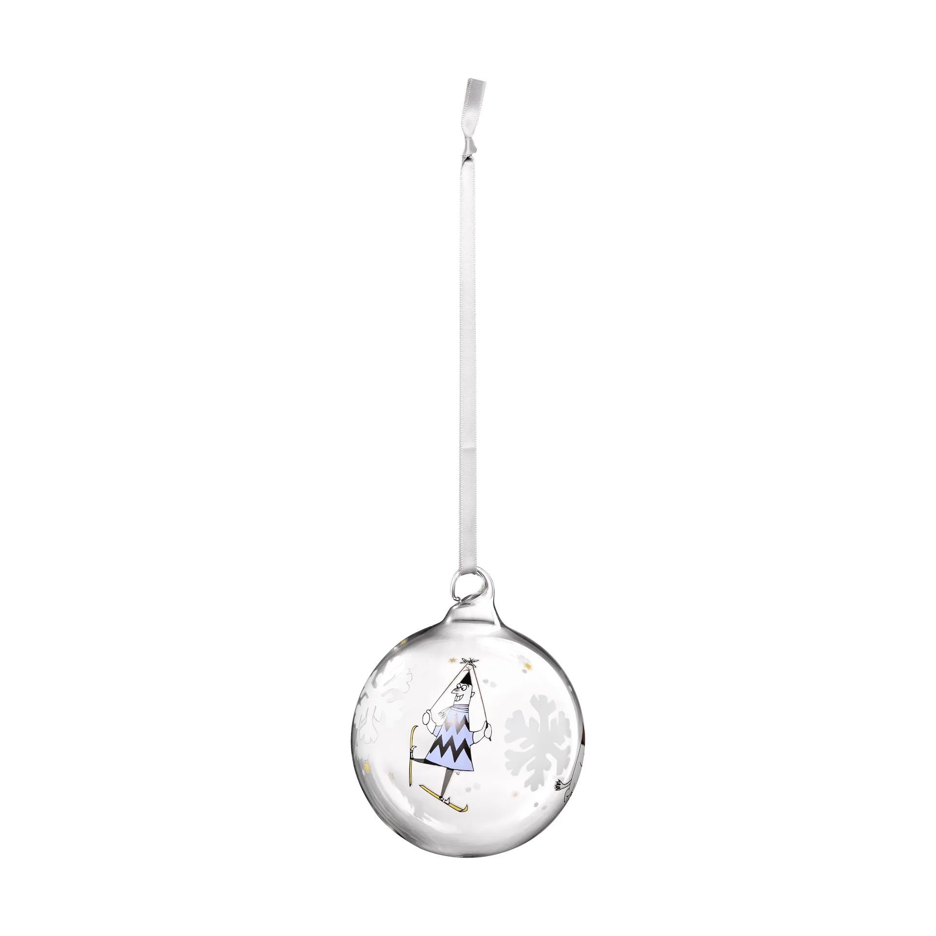 Bola de navidad Moomin Ø9 cm, Copo de nieve Muurla