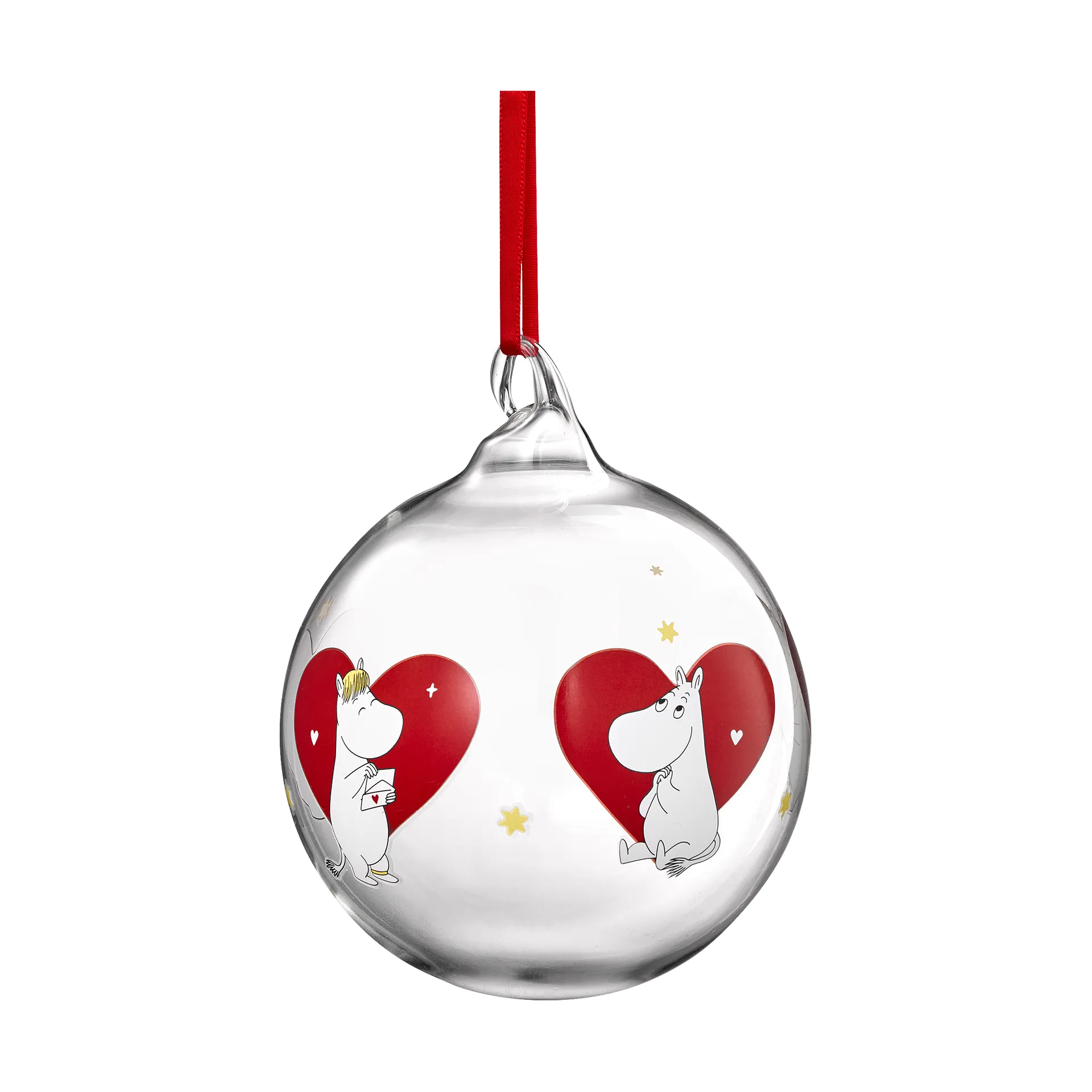 Bola de navidad Moomin Ø9 cm, Corazón Muurla