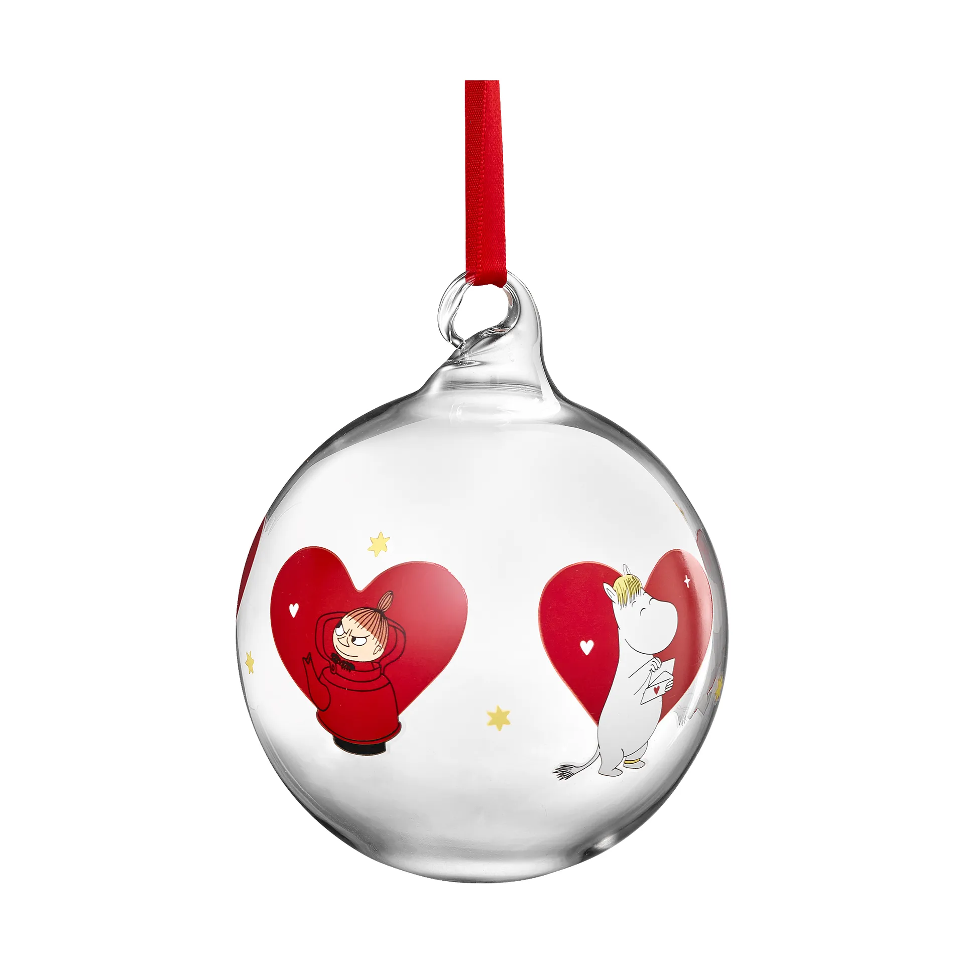 Bola de navidad Moomin Ø9 cm, Corazón Muurla