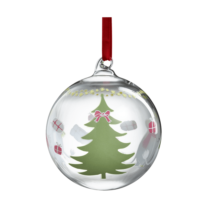 Bola de navidad Moomin Ø9 cm, Happy holidays Muurla